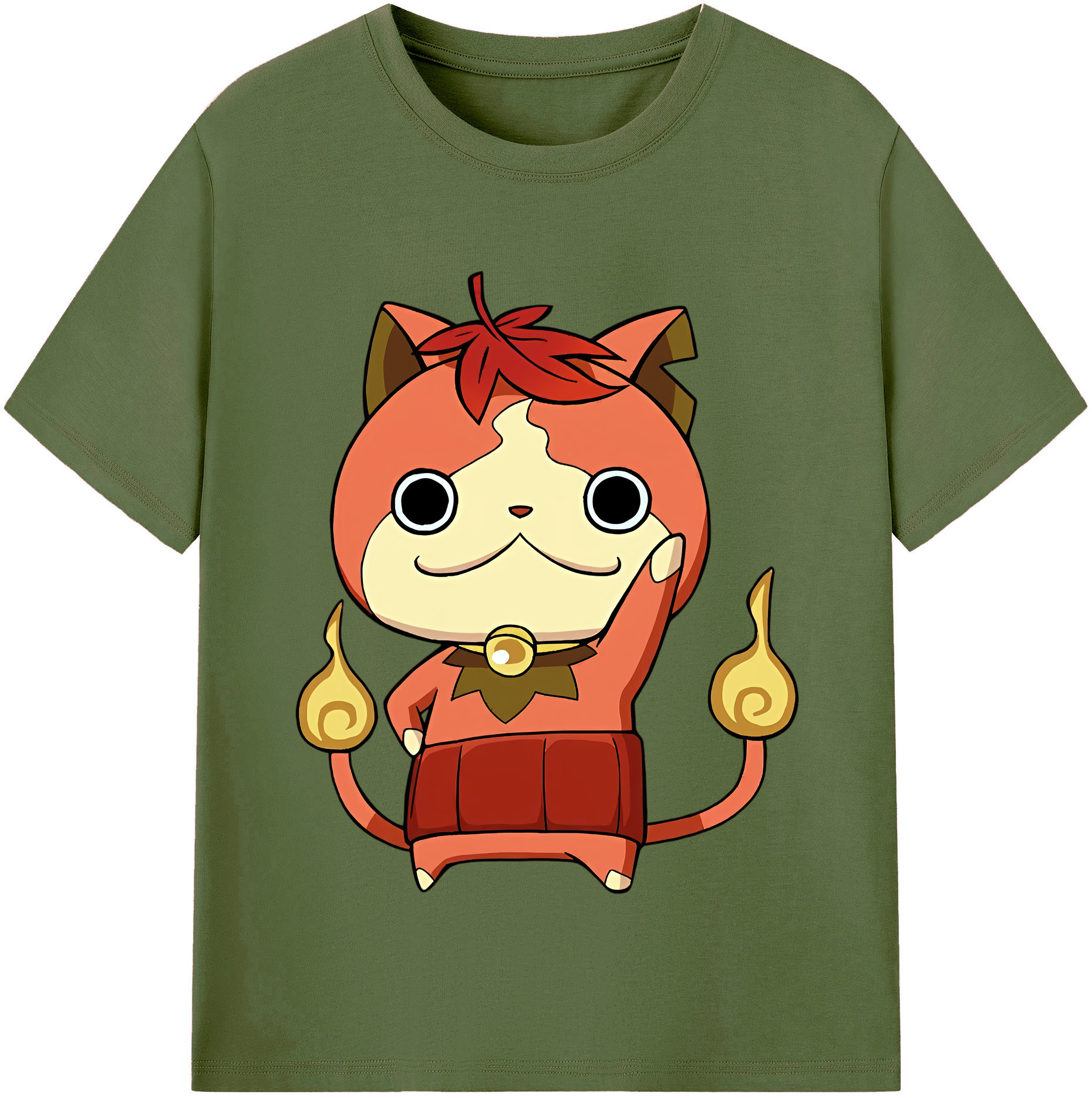 （画像用） 妖怪ウォッチ Yo-kai Watch 綿100％半袖Tシャツ（フロントプリント）
